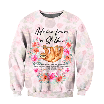 All Over Printed Advice From A Sloth HHT04092009-MEI