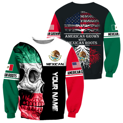 Mexican Skull 3D All Over Printed Unisex Hoodie
