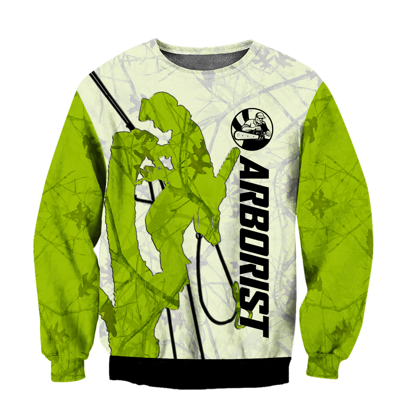 Premium All Over Printed Green Arborist Shirts MEI