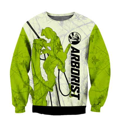 Premium All Over Printed Green Arborist Shirts MEI