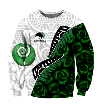 Maori pounamu jade 3d all over printed shirt and short for man and women