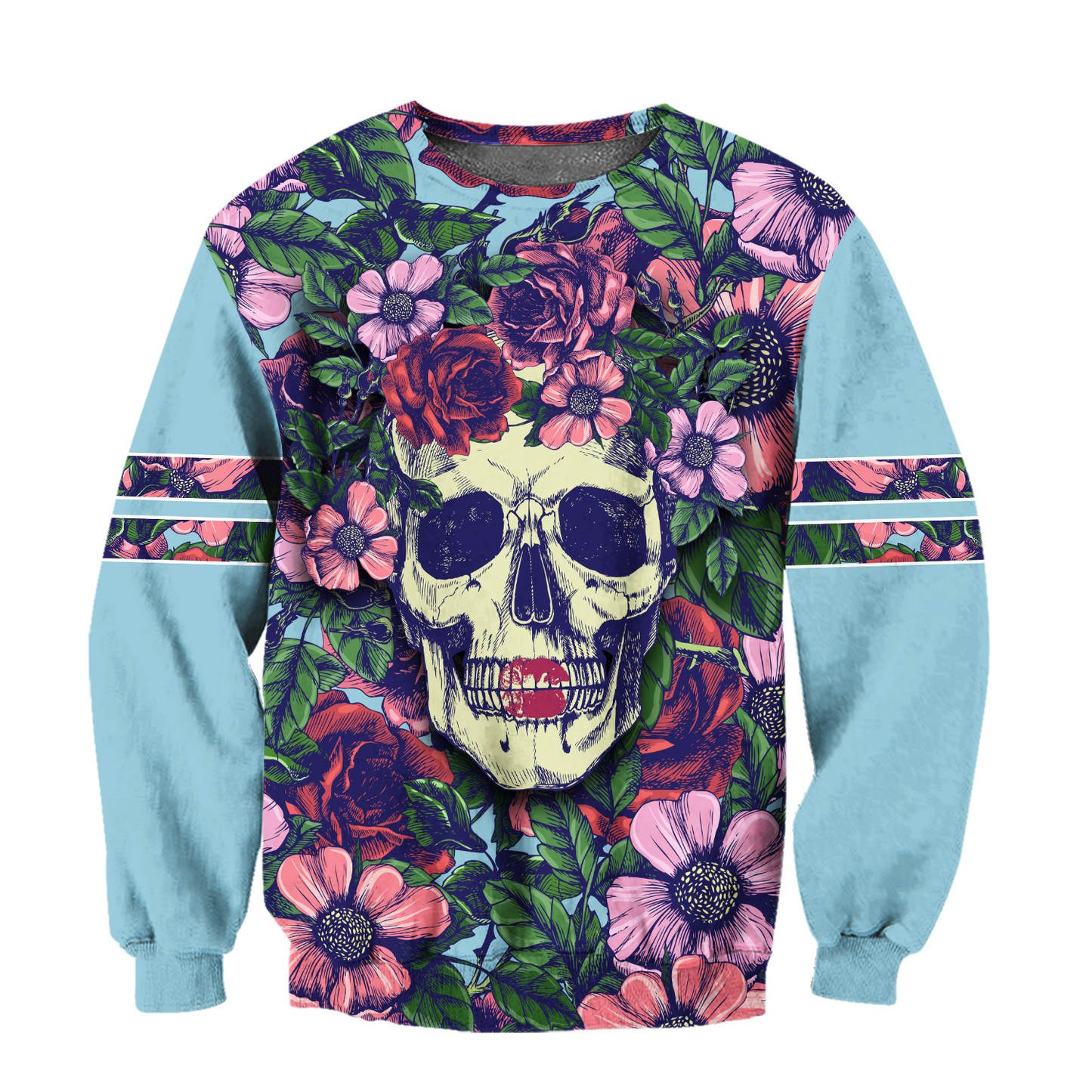 Rose Love Skull 3D all over printed for man and women QB05252004 - Amaze Style™-Apparel