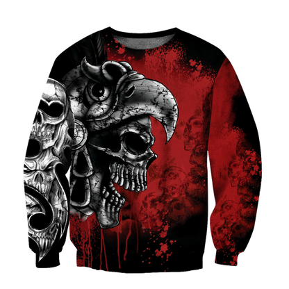 Love Skull 3D all over printed for man and women QB06102001