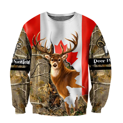 Deer Hunting Canada 3D All Over Printed Shirts For Men HHT31082001-LAM