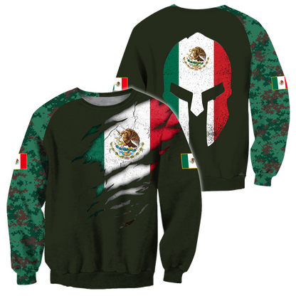 Mexico Coat Of Arm 3D All Over Printed Shirts DQB10142002