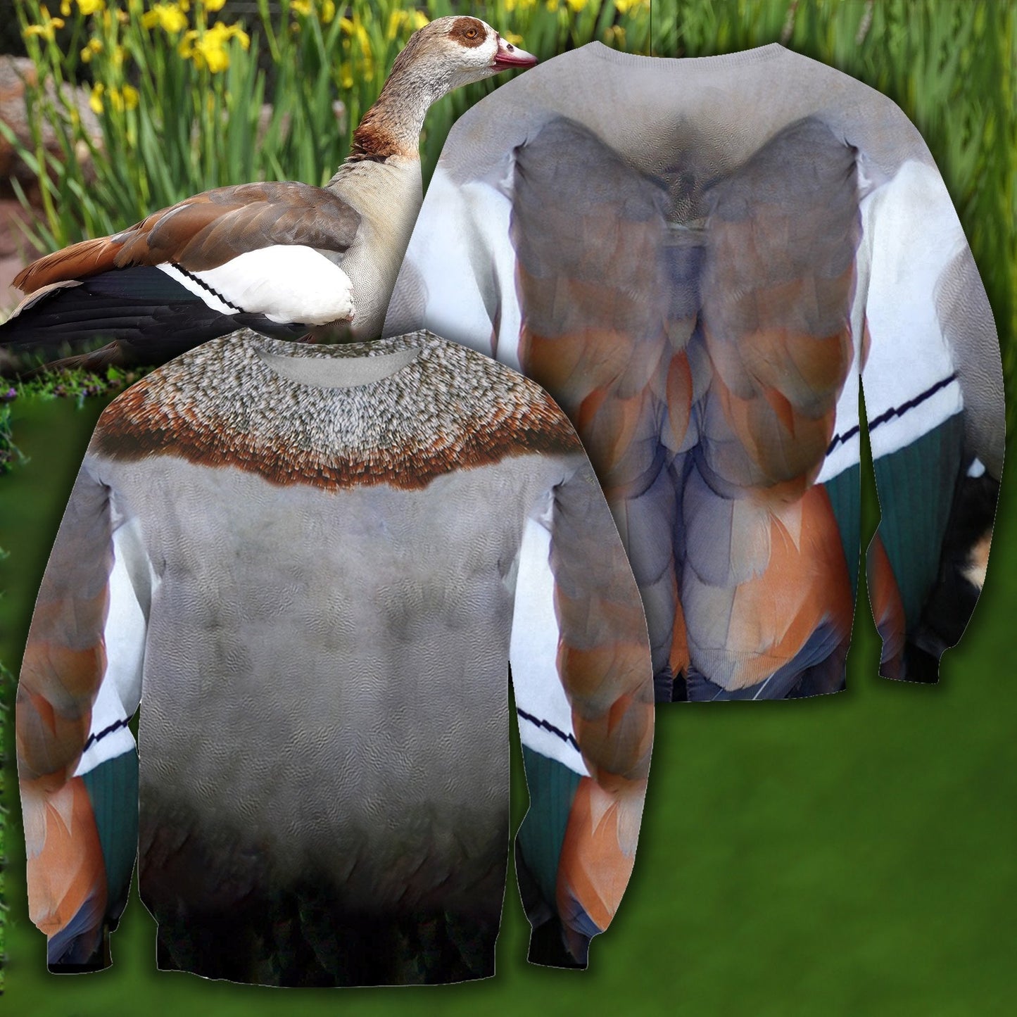 All Over Printed Blue-necked duck Shirts - Amaze Style™-Apparel