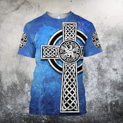 Celtic Cross Lion MP739 - Amaze Style™-Apparel