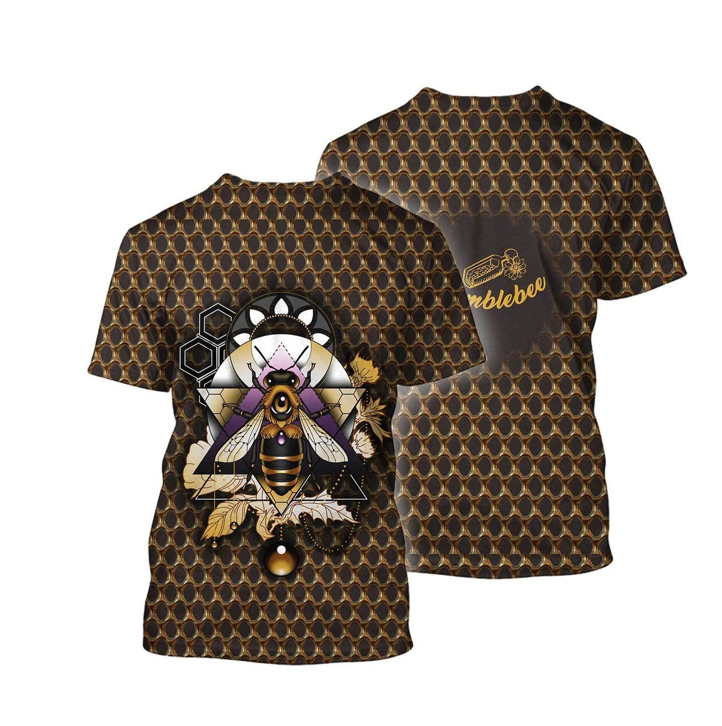 3D All Over Bumble Bee Hoodie - Amaze Style™-Apparel
