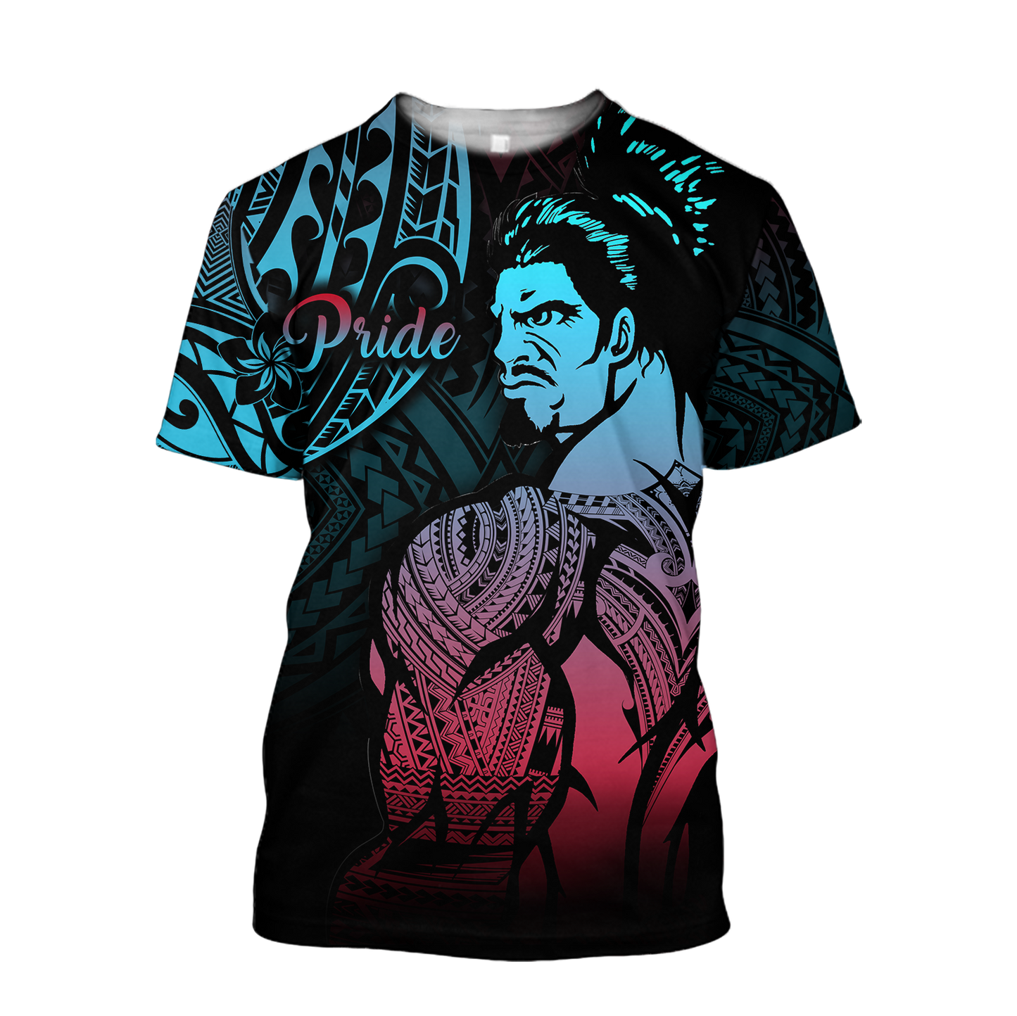 Amazing Warrior Pride Polynesian 3D Tattoo Unisex Deluxe Hoodie ML