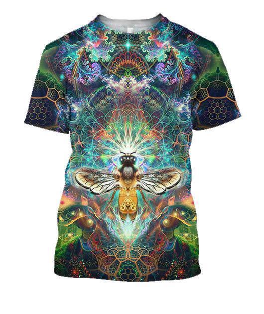 3D All Over Galaxy  Bumble Bee Hoodie - Amaze Style™-Apparel