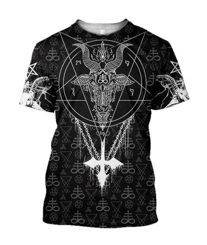 Satanic All Over Printed Hoodie MP856 - Amaze Style™-Apparel