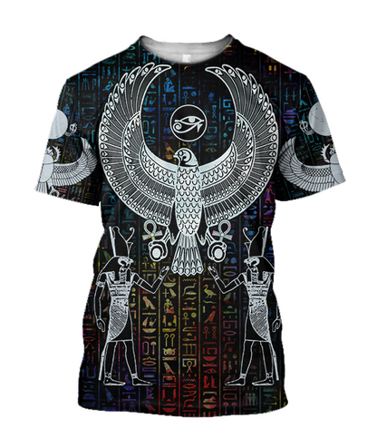 3D All Over Printed Hieroglyphics Ancient Egypt Hoodie Clothes JJ020401 - Amaze Style™-Apparel