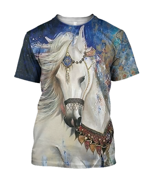 Love Horses 3D All Over Printed Shirts For Men And Women JJ110402 - Amaze Style™-Apparel