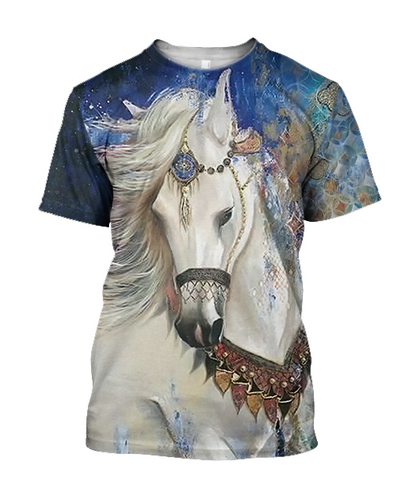 Love Horses 3D All Over Printed Shirts For Men And Women JJ110402 - Amaze Style™-Apparel