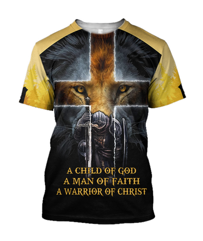 Knight God Jesus 3D All Over Printed Shirt Hoodie For Men And Women JJ240302 - Amaze Style™-Apparel