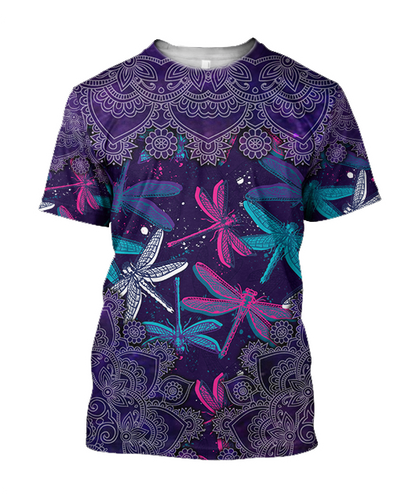 Beautiful Dragonfly 3D All Over Printed Shirts JJ300305 - Amaze Style™-Apparel
