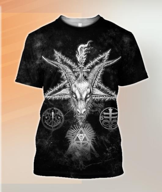 Satanic Devil 3D All Over Printed Hoodie Shirts For Men And Women MP750 - Amaze Style™-Apparel