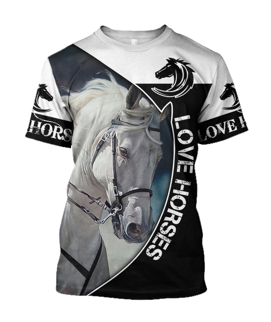 Love Horse 3D All Over Printed Shirts JJ230402 - Amaze Style™-Apparel