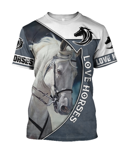 Love Horse 3D All Over Printed Shirts JJ240406 - Amaze Style™-Apparel