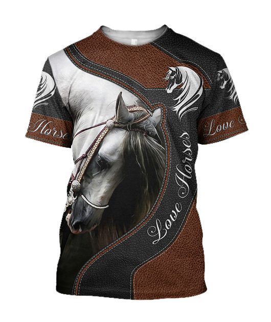 Love Beautiful Horse 3D All Over Printed Shirts JJ15052002 - Amaze Style™-Apparel