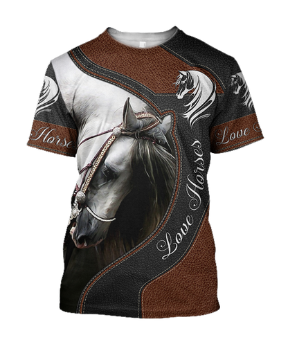Love Beautiful Horse 3D All Over Printed Shirts JJ15052002 - Amaze Style™-Apparel