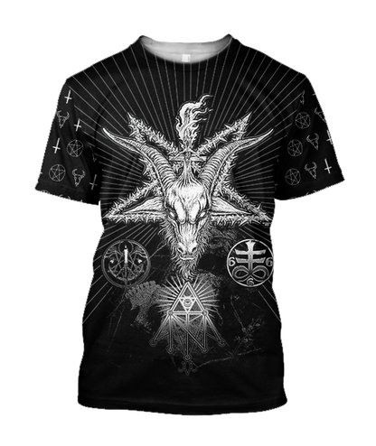 Satanic Tribal 3D All Over Printed Hoodie Shirts For Men And Women JJ25052001 - Amaze Style™-Apparel