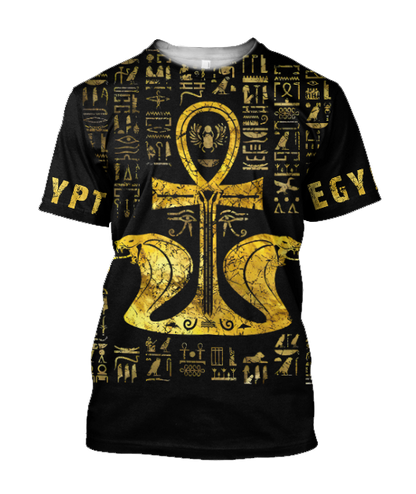 3D All Over Printed Ankh Ancient Egypt Hoodie Clothes MP08082002