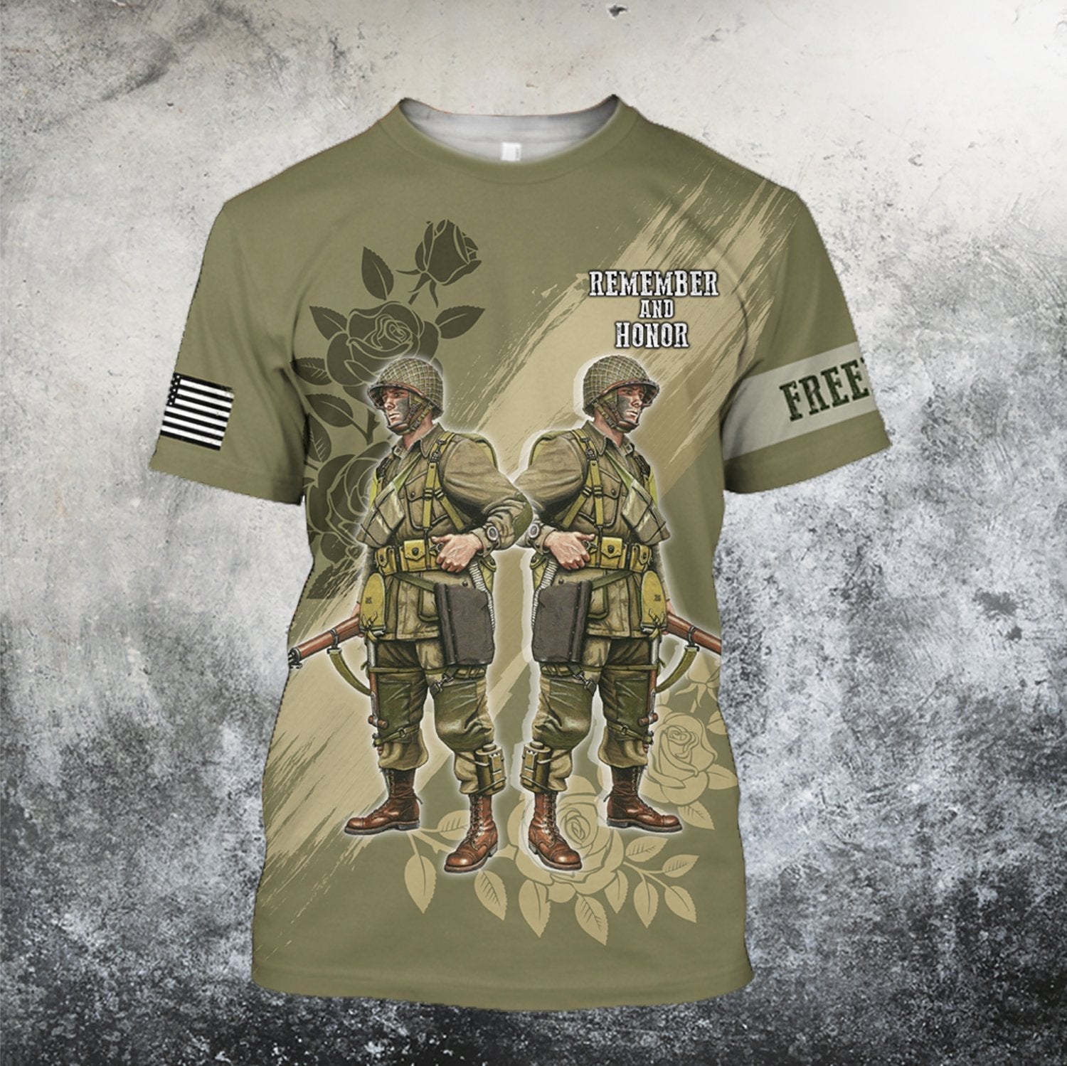 Memorial day Remember and honor the heroes full 3D over printed shirts TR150402 - Amaze Style™-Apparel