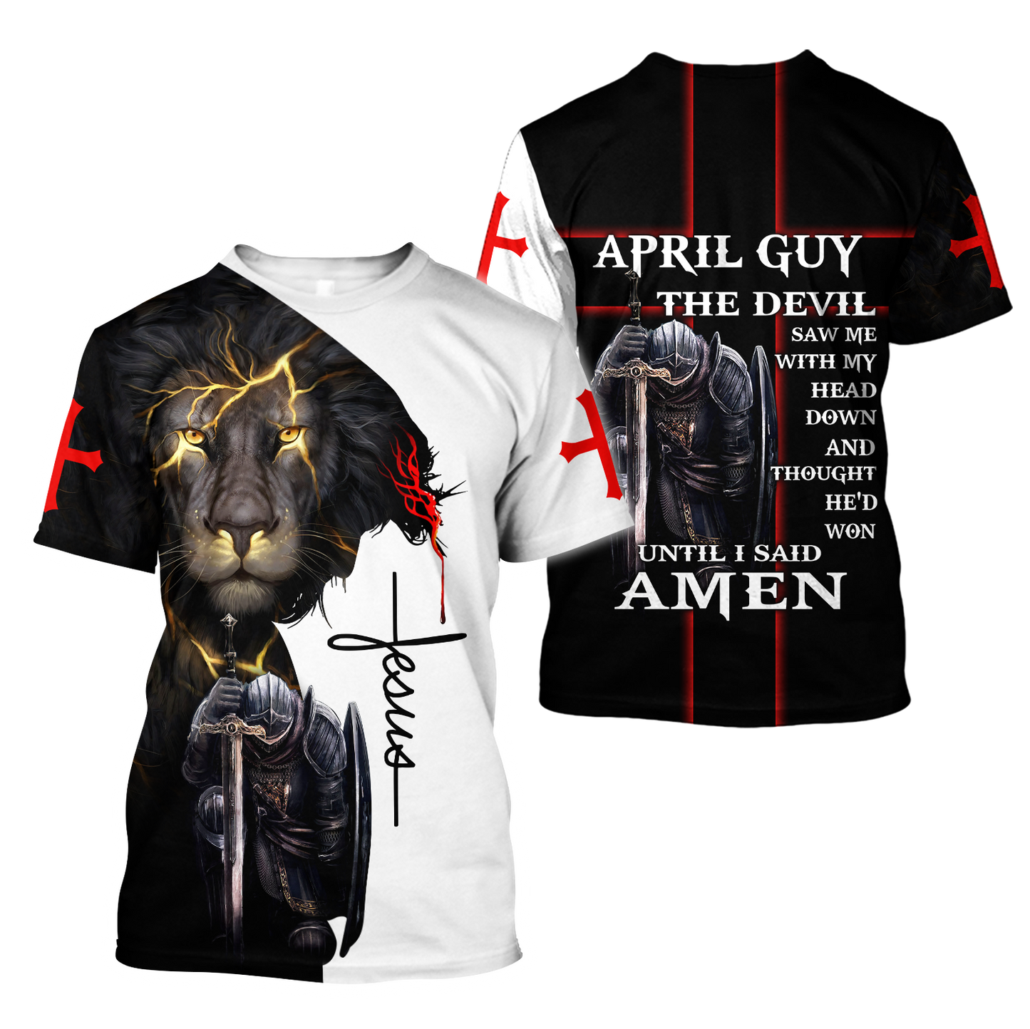 April Guy- Untill I Said Amen 3D All Over Printed Shirts For Men and Women Pi250501S4