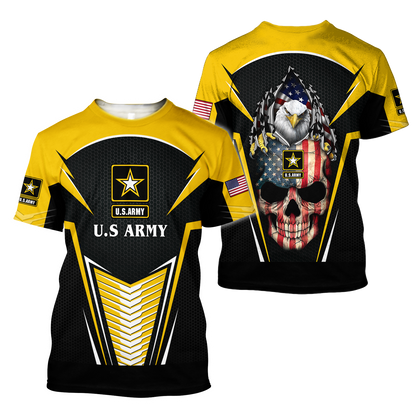US ARMY SKULL 3d all over Print hoodies Pi270201 PL - Amaze Style™-Apparel