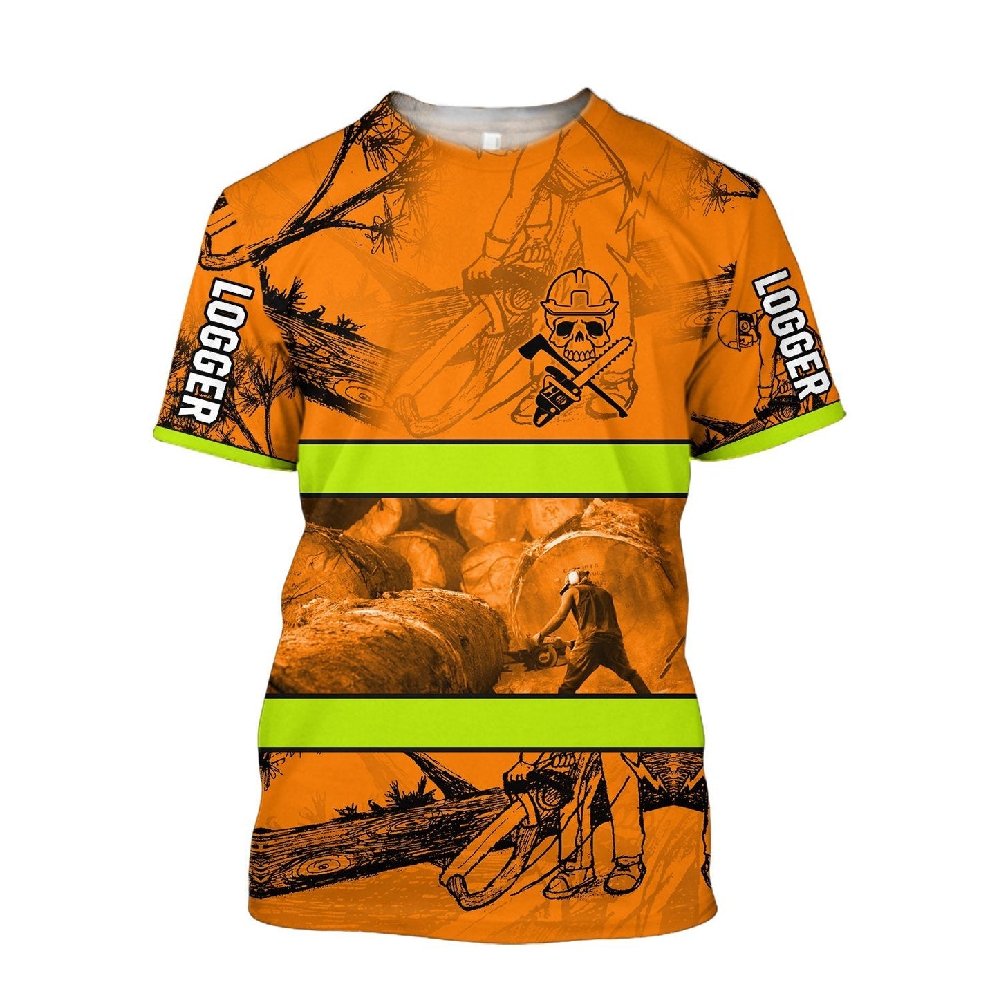 Logger Woodworking 3D Full Printing - Amaze Style™-Apparel