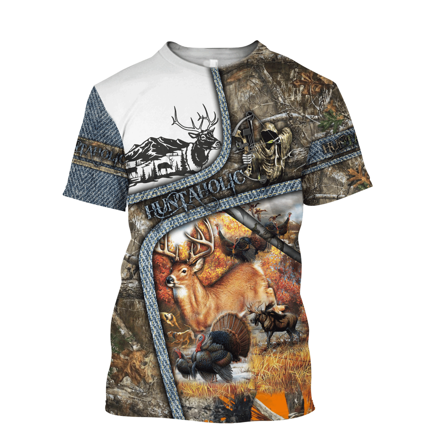 Huntaholic 3D Over Printed Unisex Deluxe Hoodie