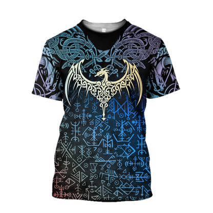 Celtic Dragon Tattoo Art 3D All Over Printed Shirts Hoodie AZ040102 - Amaze Style™-Apparel