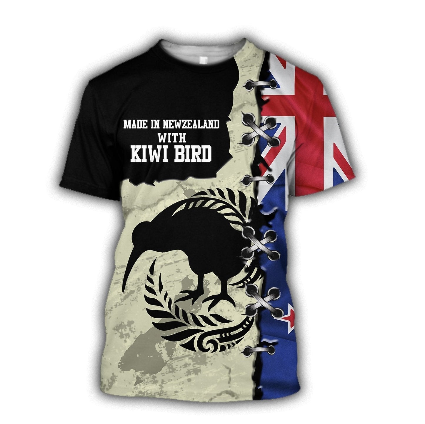 New Zealand Kiwi Bird Silver Fern T-Shirt Hoodie Zip all over shirts For Men and Women TR281203 - Amaze Style™-Apparel
