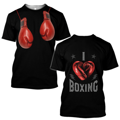 Boxing 3D All Over Printed Unisex Shirt
