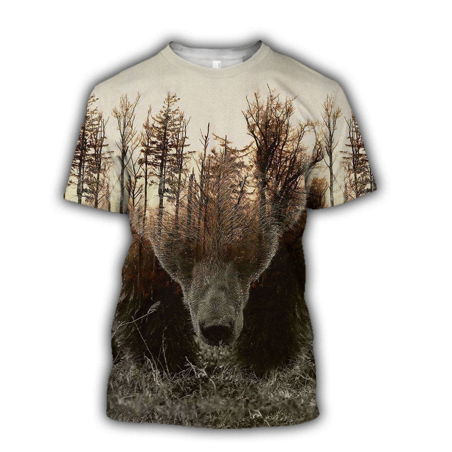 LOVE BEAR 3D ALL OVER PRINTED SHIRTS FOR MEN AND WOMEN TR071200 PL - Amaze Style™-Apparel