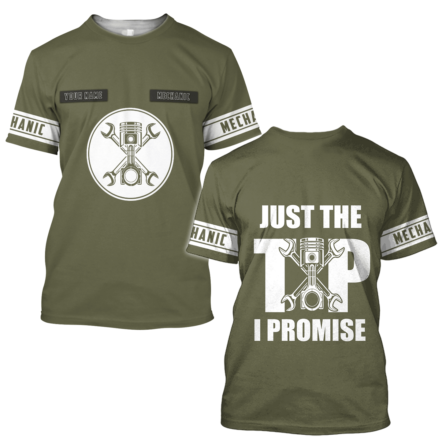 Mechanic Just The Tip I Promise All Over Printed Hoodie For Men and Women TN