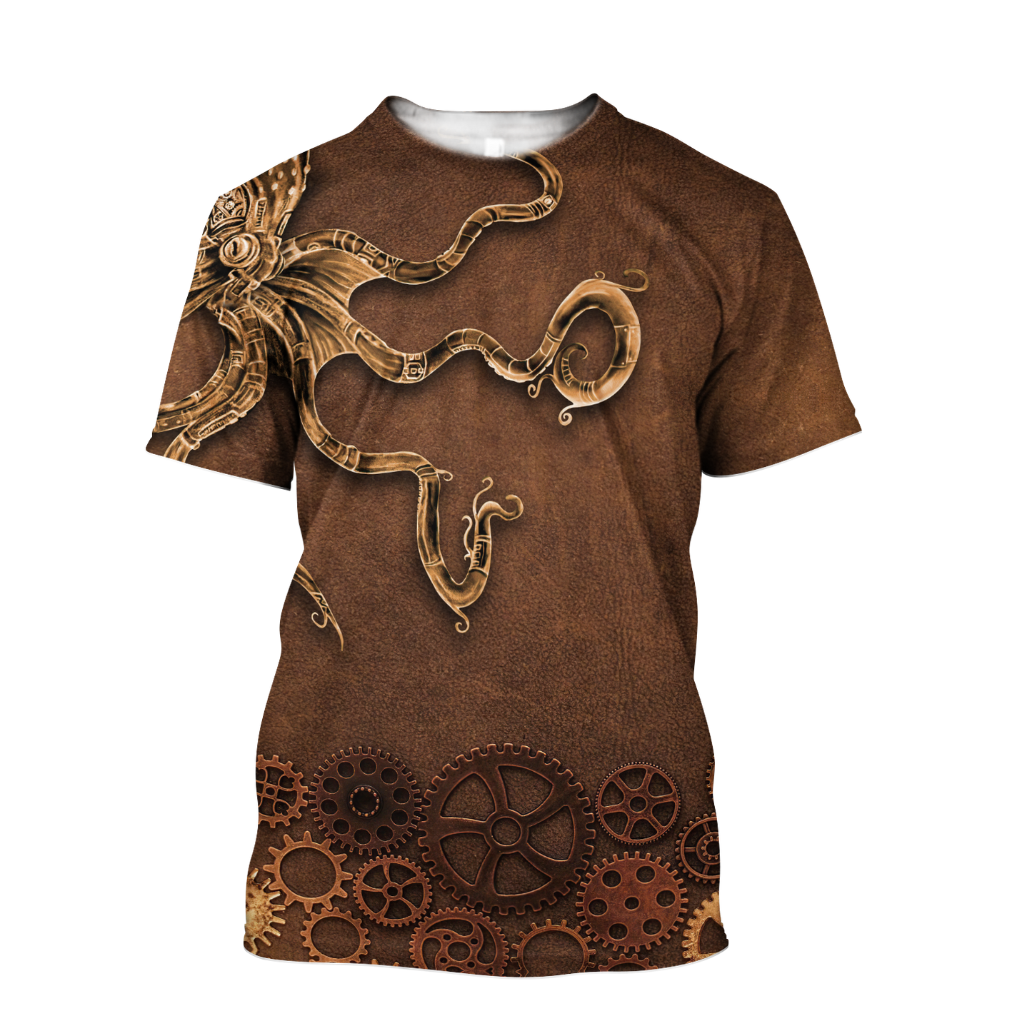 Octopus Steampunk Mechanic All Over Printed Hoodie For Men and Women TN