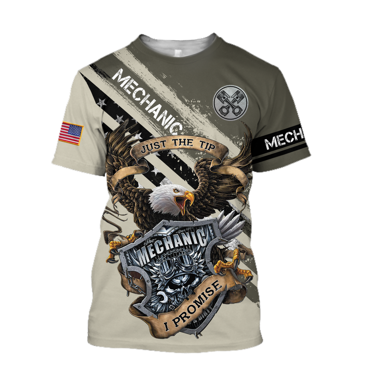 Mechanic All Over Printed Hoodie For Men and Women TN