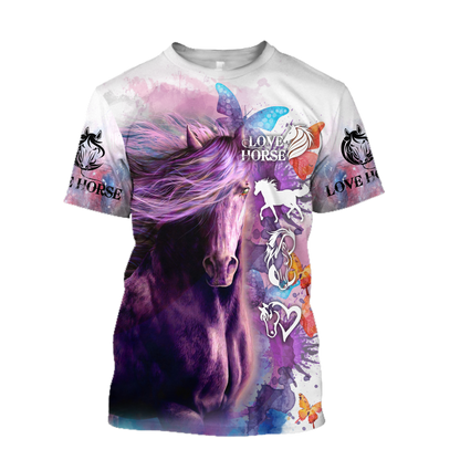 Beautiful Horse 3D All Over Printed Hoodie For Men And Women TR1411205