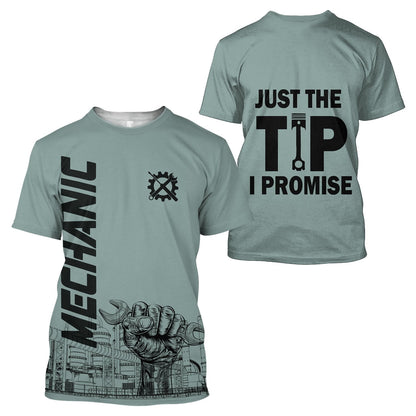 Just The Tip I Promise All Over Printed Mechanic Hoodie For Men and Women TN