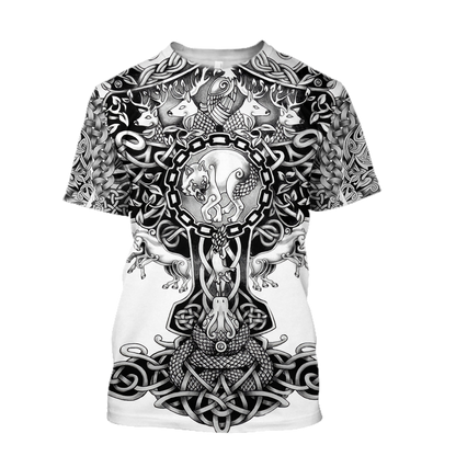 3D All Over Printed Sons Of Vikings Hoodie - Amaze Style™-Apparel