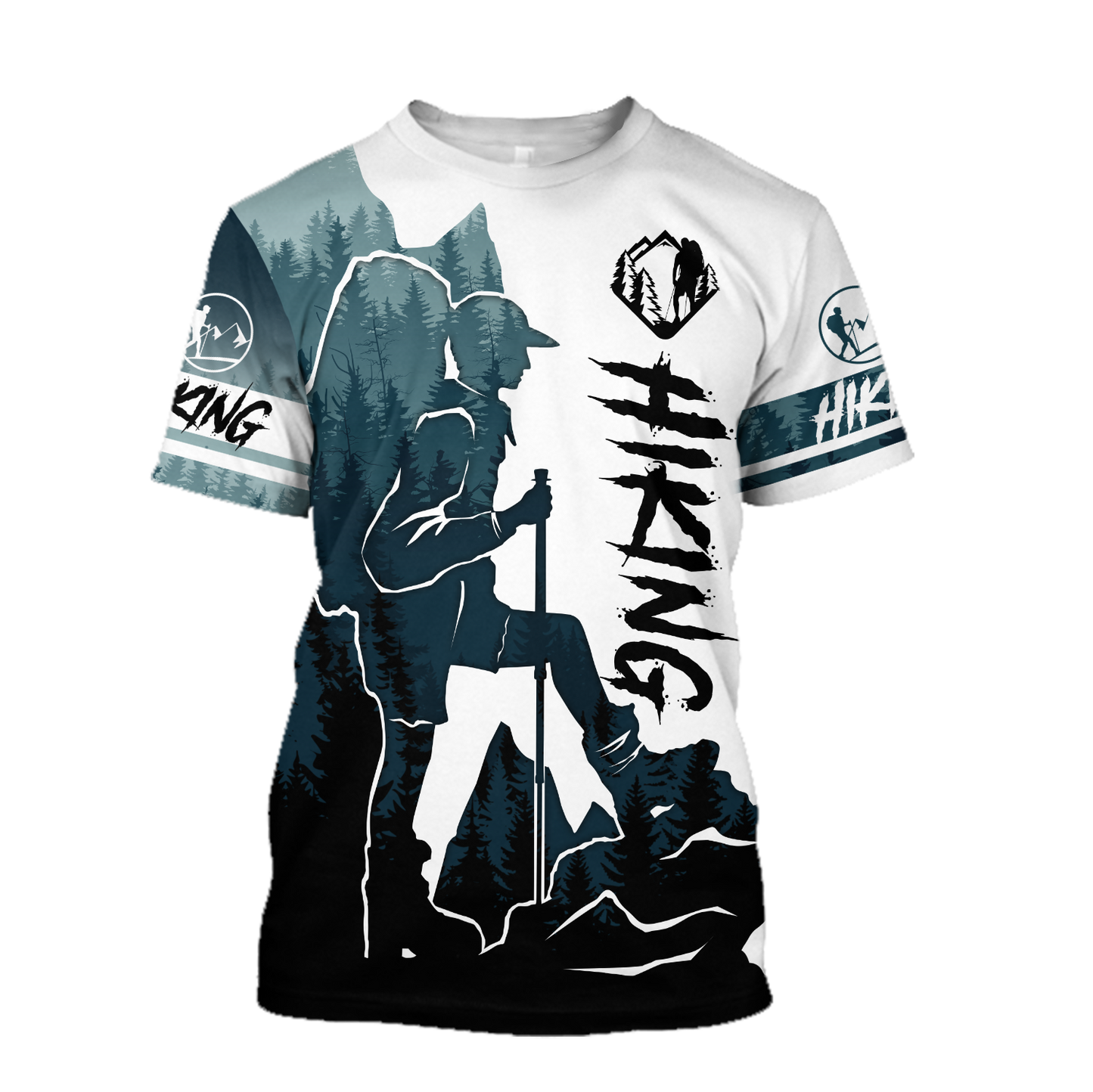 Hiking trails open Tattoo 3D all over printed shirts