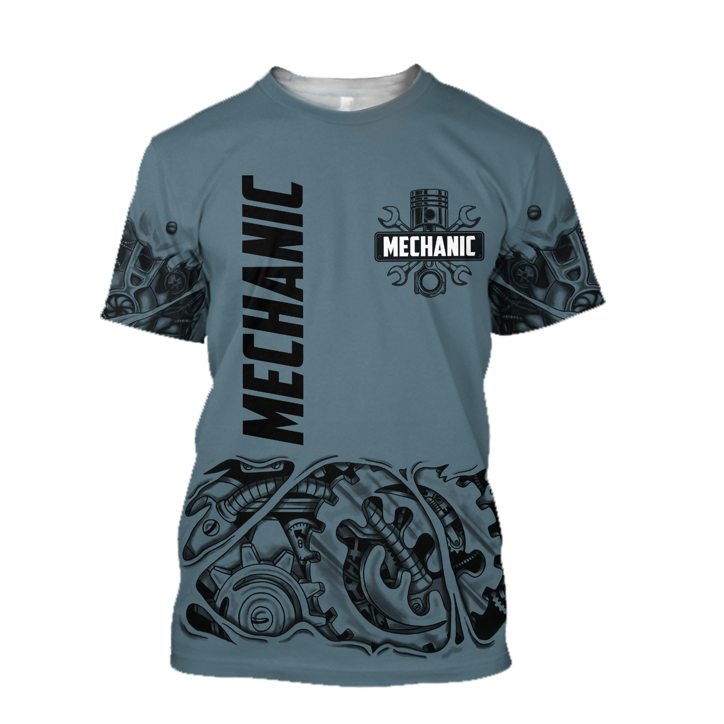 Mechanic 3D All Over Printed Hoodie For Men and Women TN