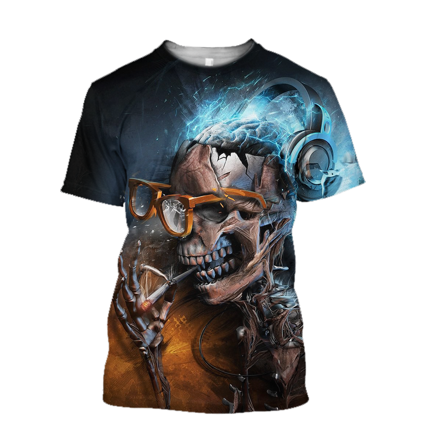 Music Is My Life And Skull Is My Love PL215 - Amaze Style™-Apparel