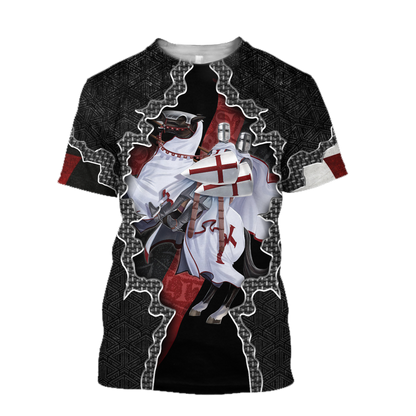 Premium All Over Printed Knight Templar Shirts MEI