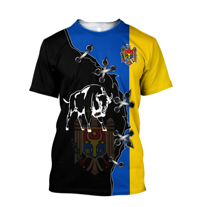 Moldova Aurochs 3D All Over Printed Hoodie Shirt Limited by SUN HAC230603