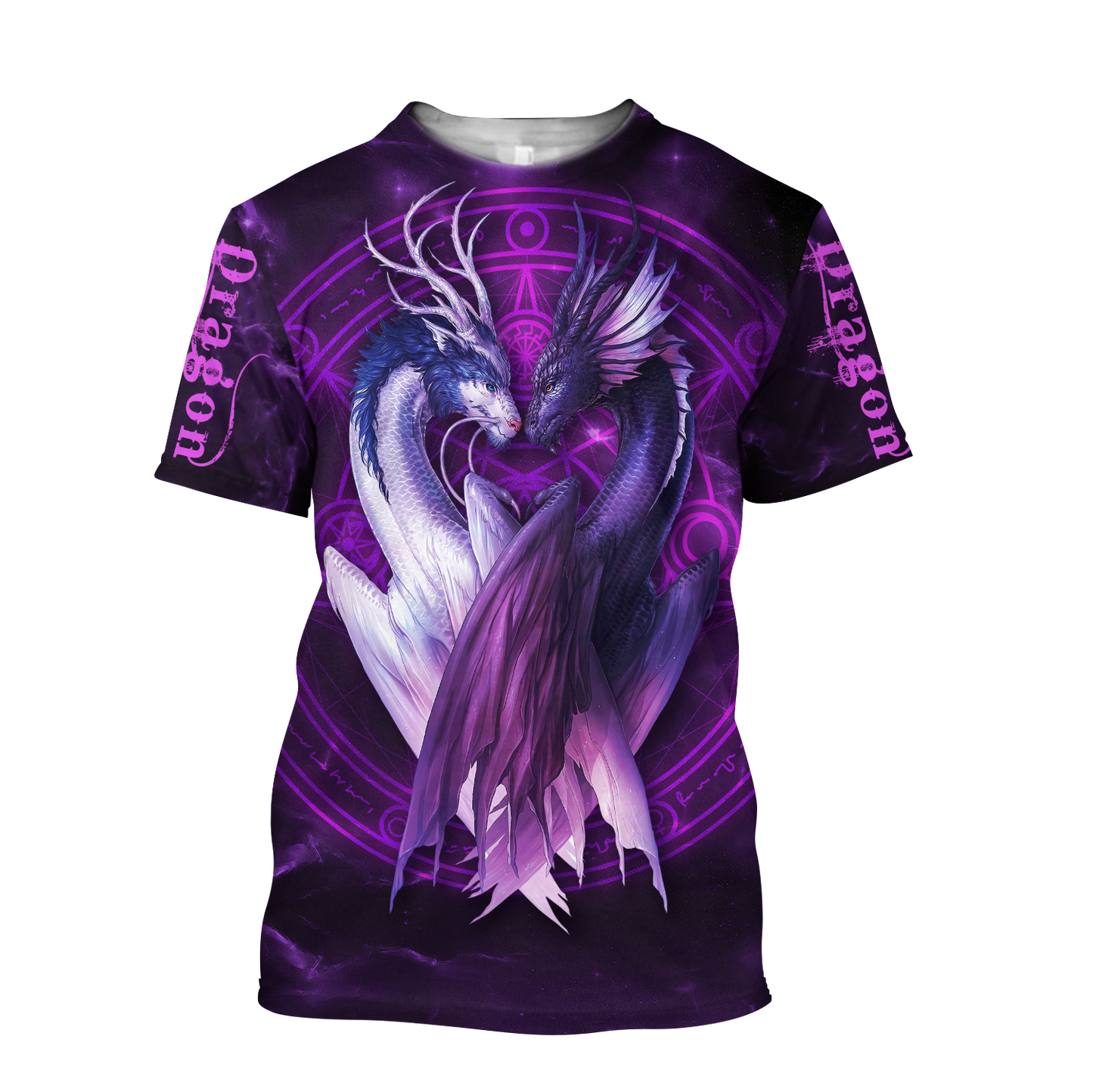 Purple Dragon 3D Hoodie Shirt For Men And Women