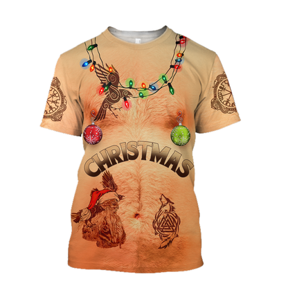 Real Viking Christmas Tattoos All Over Printed AM051001 - Amaze Style™-Apparel