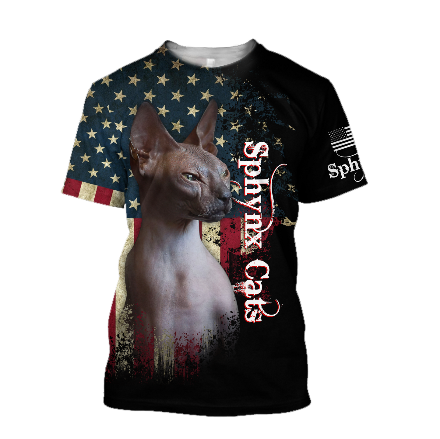 American Sphynx cat 3D printed shirts for men and women